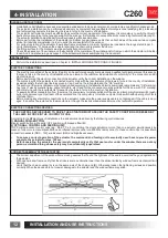 Предварительный просмотр 12 страницы TOPP C260 Installation And Use Instructions And Warnings