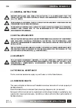 Preview for 5 page of TOPP C30 Installation And Use Instructions Manual