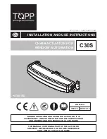 Предварительный просмотр 1 страницы TOPP C30S/230V Installation And Instructions Manual