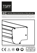 TOPP K500 Instructions For Installation And Use Manual preview