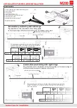 Preview for 6 page of TOPP M200 Instructions For Installation And Use Manual