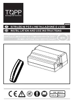 Preview for 1 page of TOPP RR Installation And Use Instructions Manual