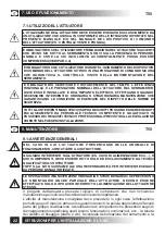 Preview for 22 page of TOPP T50 Installation And Use Instructions Manual