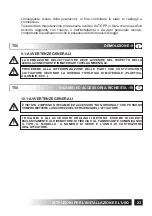 Preview for 23 page of TOPP T50 Installation And Use Instructions Manual