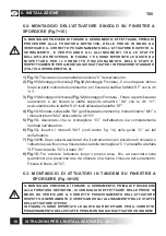 Preview for 16 page of TOPP T80 Installation And Use Instructions Manual