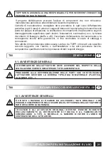 Preview for 21 page of TOPP T80 Installation And Use Instructions Manual