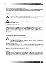 Preview for 27 page of TOPP T80 Installation And Use Instructions Manual