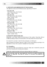 Preview for 33 page of TOPP T80 Installation And Use Instructions Manual