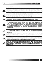 Preview for 35 page of TOPP T80 Installation And Use Instructions Manual