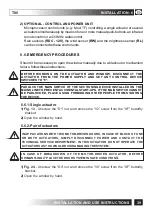 Preview for 39 page of TOPP T80 Installation And Use Instructions Manual