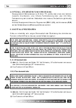 Preview for 79 page of TOPP T80 Installation And Use Instructions Manual