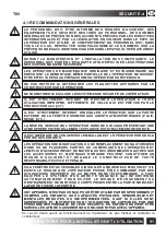 Preview for 91 page of TOPP T80 Installation And Use Instructions Manual