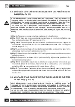 Preview for 96 page of TOPP T80 Installation And Use Instructions Manual