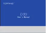 TOPPING DAC D30 User Manual preview