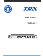 Предварительный просмотр 1 страницы Toppro TDX26 PLUS User Manual