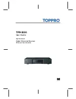 Toppro TPR-5000 User Manual preview