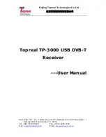 Preview for 1 page of Topreal TP-3000 User Manual