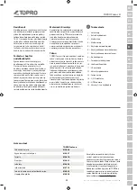 Preview for 27 page of TOPRO 814785 Instructions For Use Manual