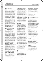 Preview for 14 page of TOPRO 815430 Instructions For Use Manual