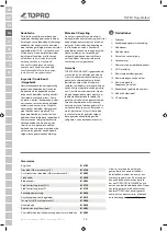 Preview for 18 page of TOPRO 815430 Instructions For Use Manual