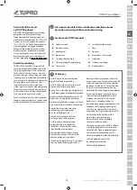 Preview for 19 page of TOPRO 815430 Instructions For Use Manual