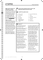 Preview for 22 page of TOPRO 815430 Instructions For Use Manual