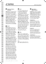 Preview for 26 page of TOPRO 815430 Instructions For Use Manual