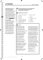 Preview for 28 page of TOPRO 815430 Instructions For Use Manual