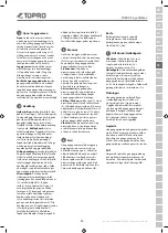 Preview for 29 page of TOPRO 815430 Instructions For Use Manual