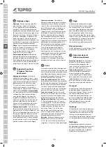 Preview for 32 page of TOPRO 815430 Instructions For Use Manual