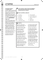 Предварительный просмотр 10 страницы TOPRO 815500 Instructions For Use Manual