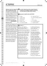 Предварительный просмотр 28 страницы TOPRO 815500 Instructions For Use Manual