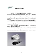 Topseed TSCM-2704 Manual preview