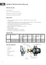 Preview for 2 page of Topsflo TD5 User Manual