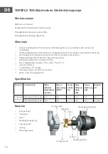 Preview for 14 page of Topsflo TD5 User Manual