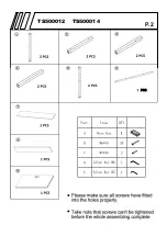 Preview for 2 page of TOPSKY TS500012 Quick Start Manual