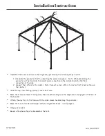 Предварительный просмотр 2 страницы TopTec Products Standard Frame Deluxe 20 x 20 Installation Instructions