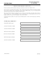 Preview for 2 page of Toptec FutureTrac Assembly Instructions Manual