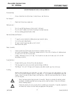 Preview for 5 page of Toptec FutureTrac Assembly Instructions Manual