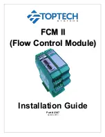 Preview for 1 page of Toptech FCM II Installation Manual