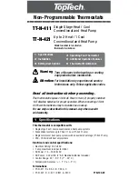 Preview for 1 page of Toptech TT-N-411 Instructions Manual