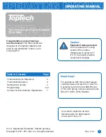 Preview for 1 page of Toptech TT-S-755H Operating Manual