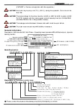 Preview for 3 page of TOPTEK TOPVERT L1 Series Quick Start Manual