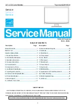 Topview A2281Wd+ Service Manual preview