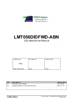 Preview for 1 page of Topway LMT056DIDFWD-ABN User Manual