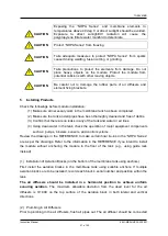 Preview for 36 page of Toray 050-1F Instruction Manual