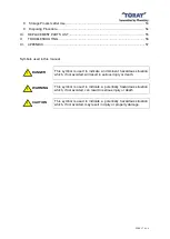 Preview for 3 page of Toray NHP210 Series Instruction Manual