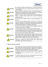 Preview for 10 page of Toray NHP210 Series Instruction Manual