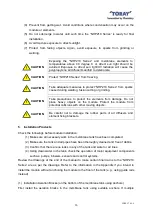 Preview for 29 page of Toray NHP210 Series Instruction Manual