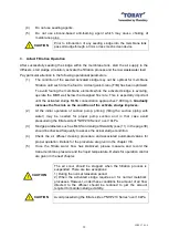 Preview for 35 page of Toray NHP210 Series Instruction Manual